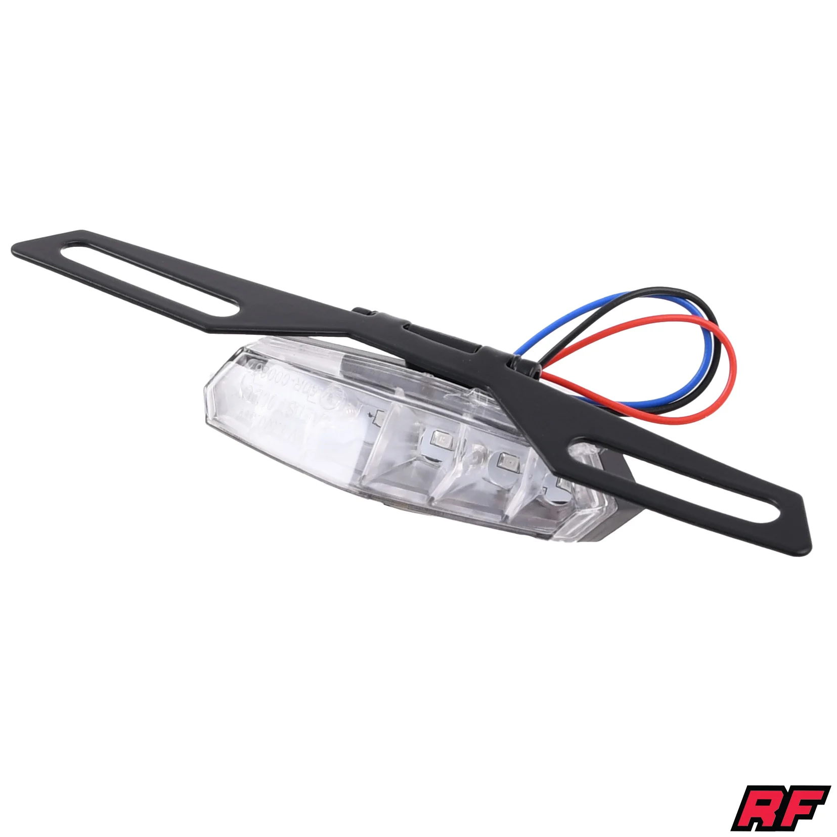 Lampa tylna uniwersalna LED biała z uchwytem tablicy Racing Force — ujęcie 1