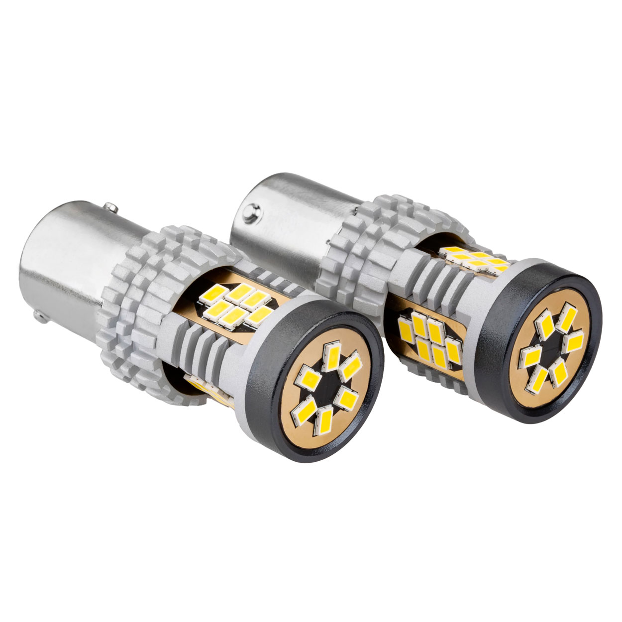 Żarówki LED CANBUS 3020 24SMD 1156 BA15S P21W R10W R5W White 12 V 24 V — ujęcie 3