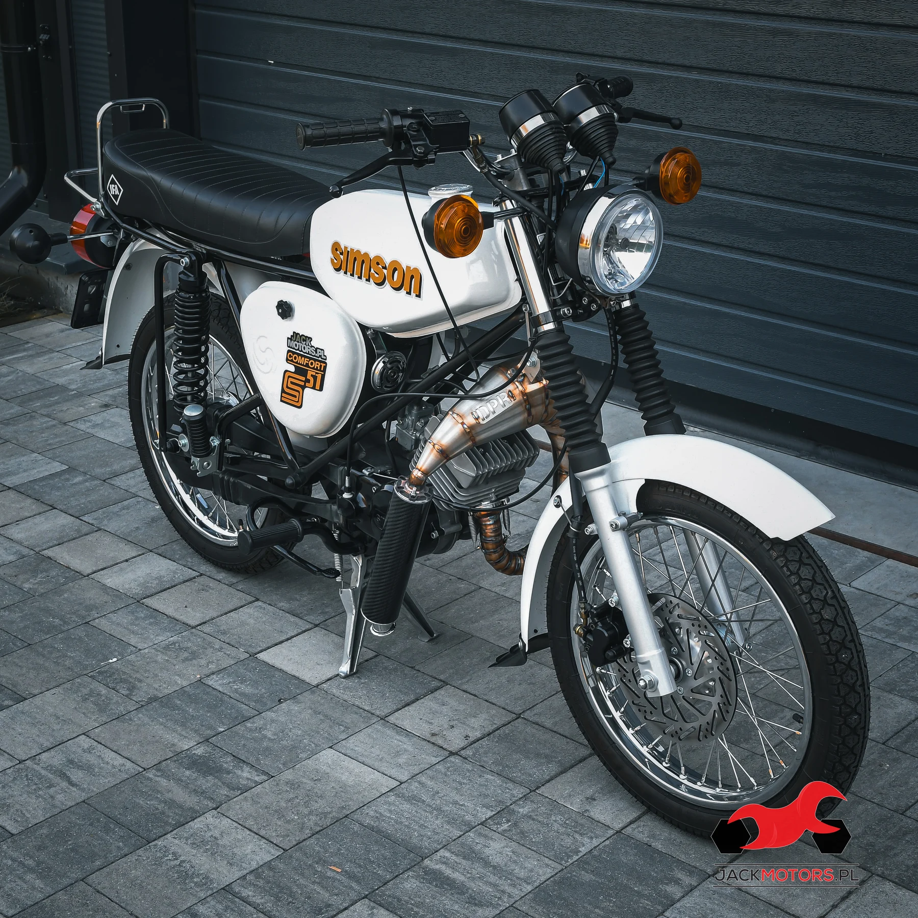 Tłumik Simson cross racing 85-110 cm³ DPR Performance · real carbon Evo (VM7450) — ujęcie 6