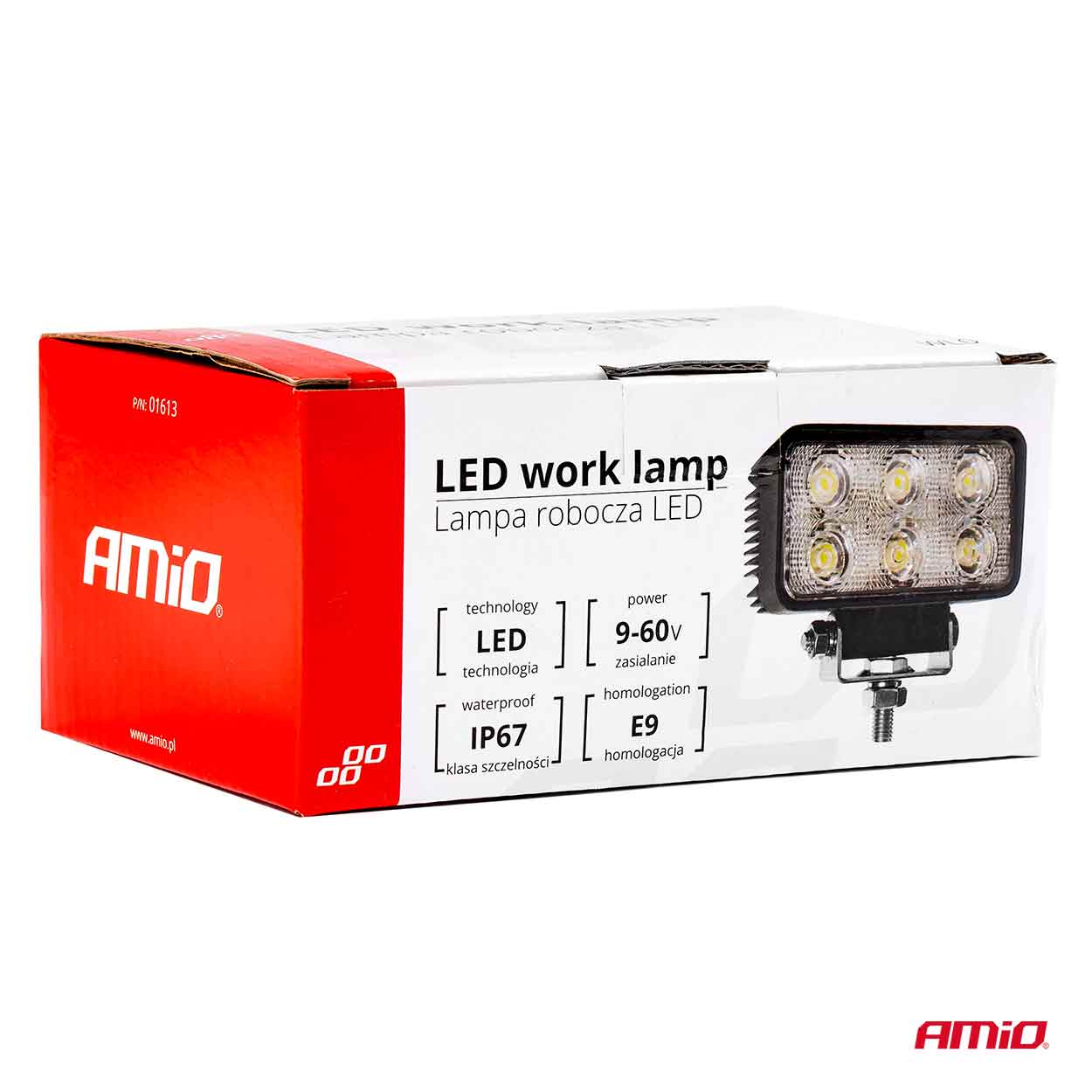 Lampa robocza LED szperacz AWL02 6 LED 12 V 24 V — ujęcie 10