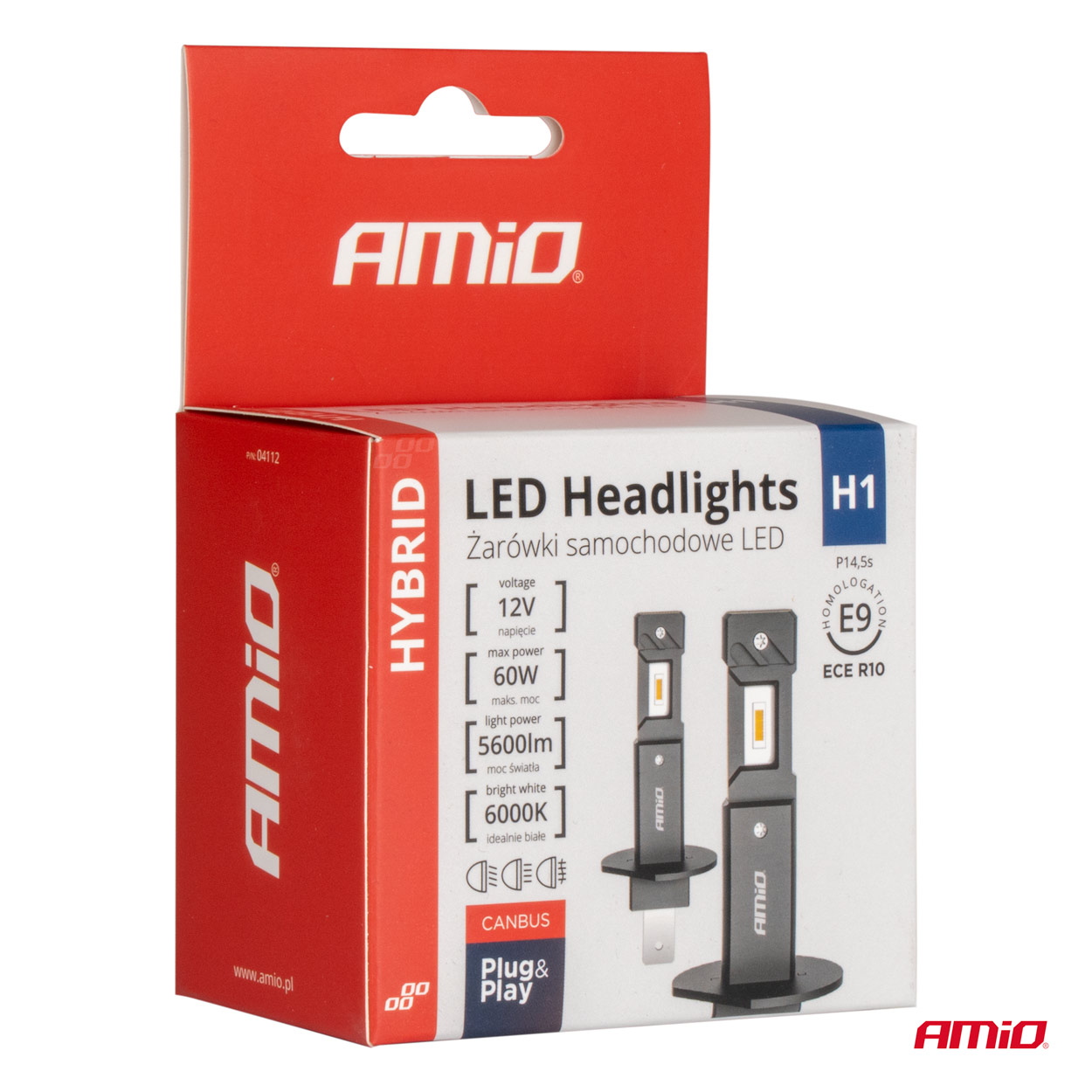 Żarówki samochodowe LED seria HYBRID H1 6000K Canbus 60 W — ujęcie 5