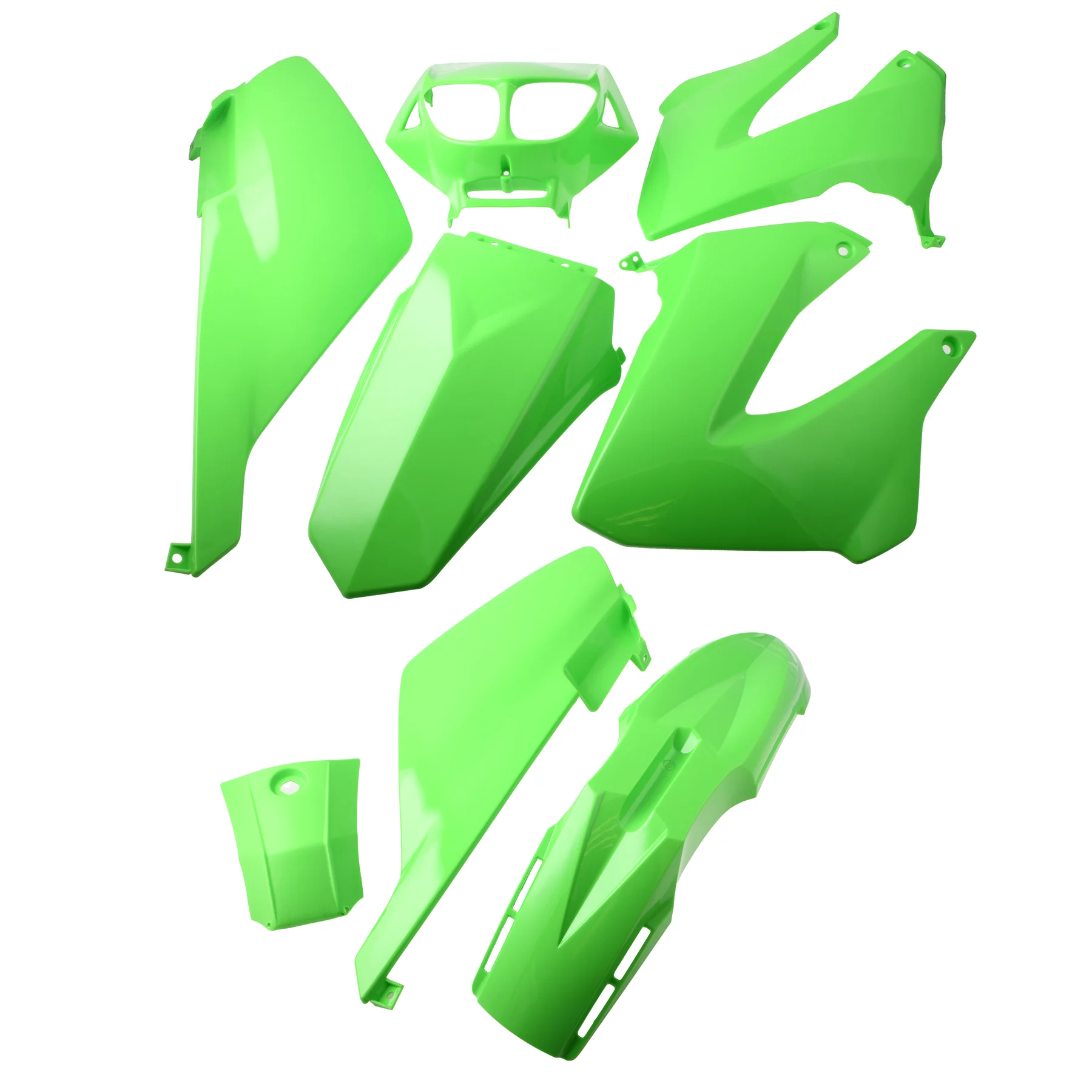 Plastiki Allpro zielone Derbi Senda 2000-2010 r. kpl. — ujęcie 1