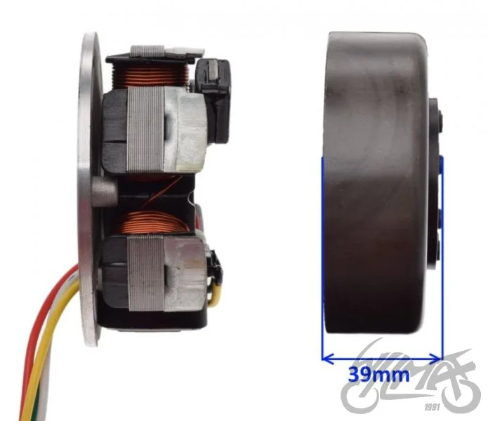 Stator iskrownik 6 cewek + koło magnesowe do april — ujęcie 3