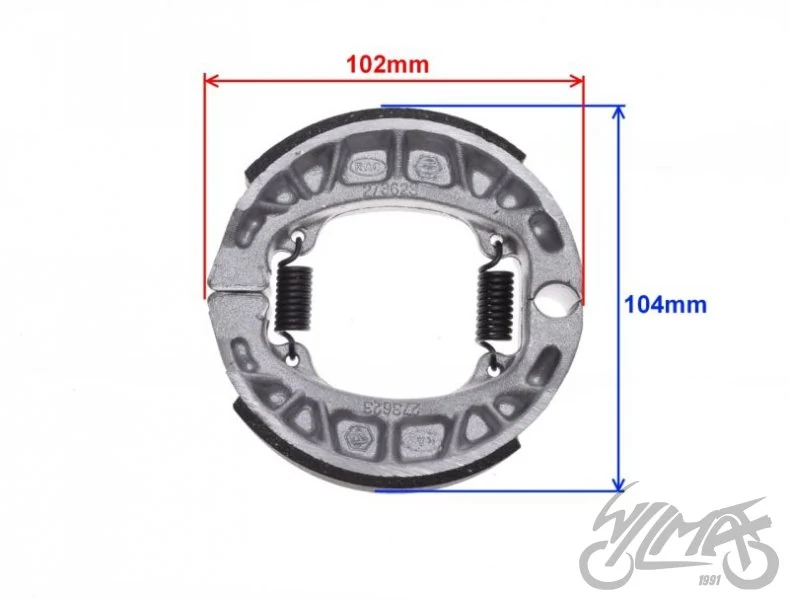 Szczęka hamulca do Piaggio Zip 2T 110 × 25 mm — ujęcie 2