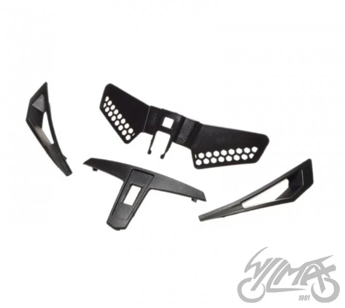 Mechanizm wlotu powietrza do kasku AJ12