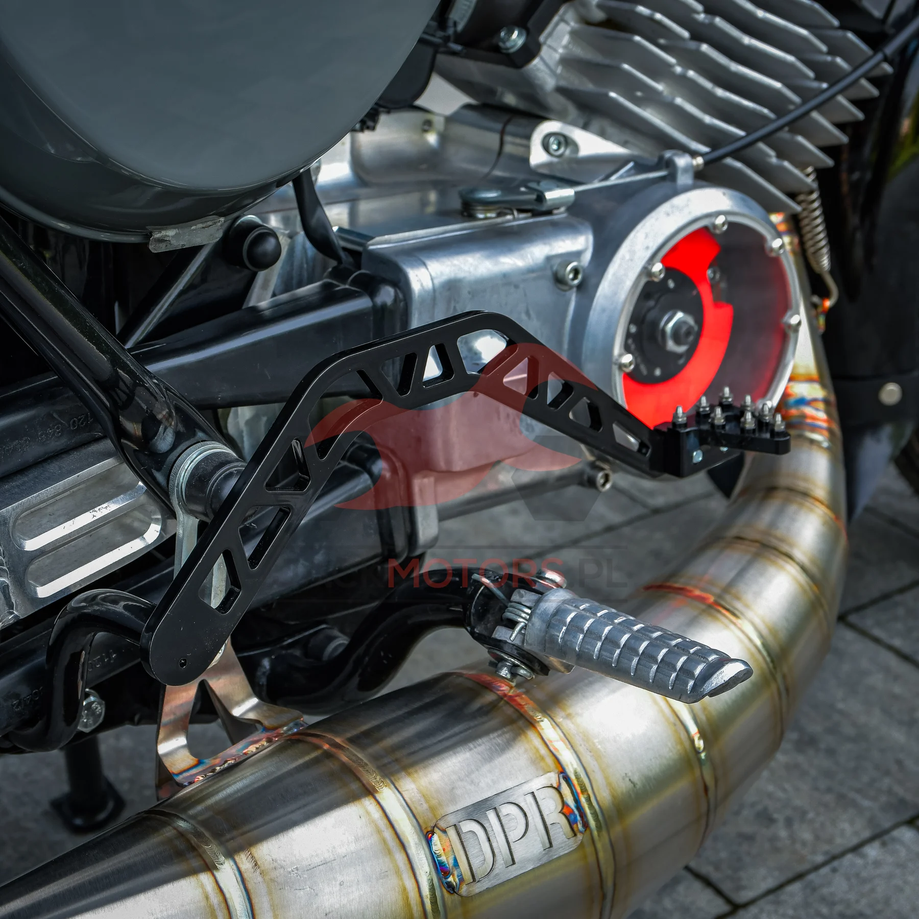 Dźwignia hamulca tył Simson V2 DPR Performance · niebieski — ujęcie 9