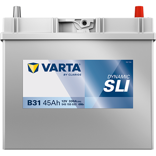 Akumulator 45 Ah 330A 238×129×227/P+ Varta 545155033K262 — ujęcie 3