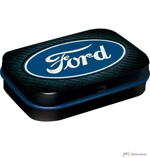 Miętówki Nostalgic-Art Mintbox — FORD LOGO BLUE SHINE — 4 × 15 g