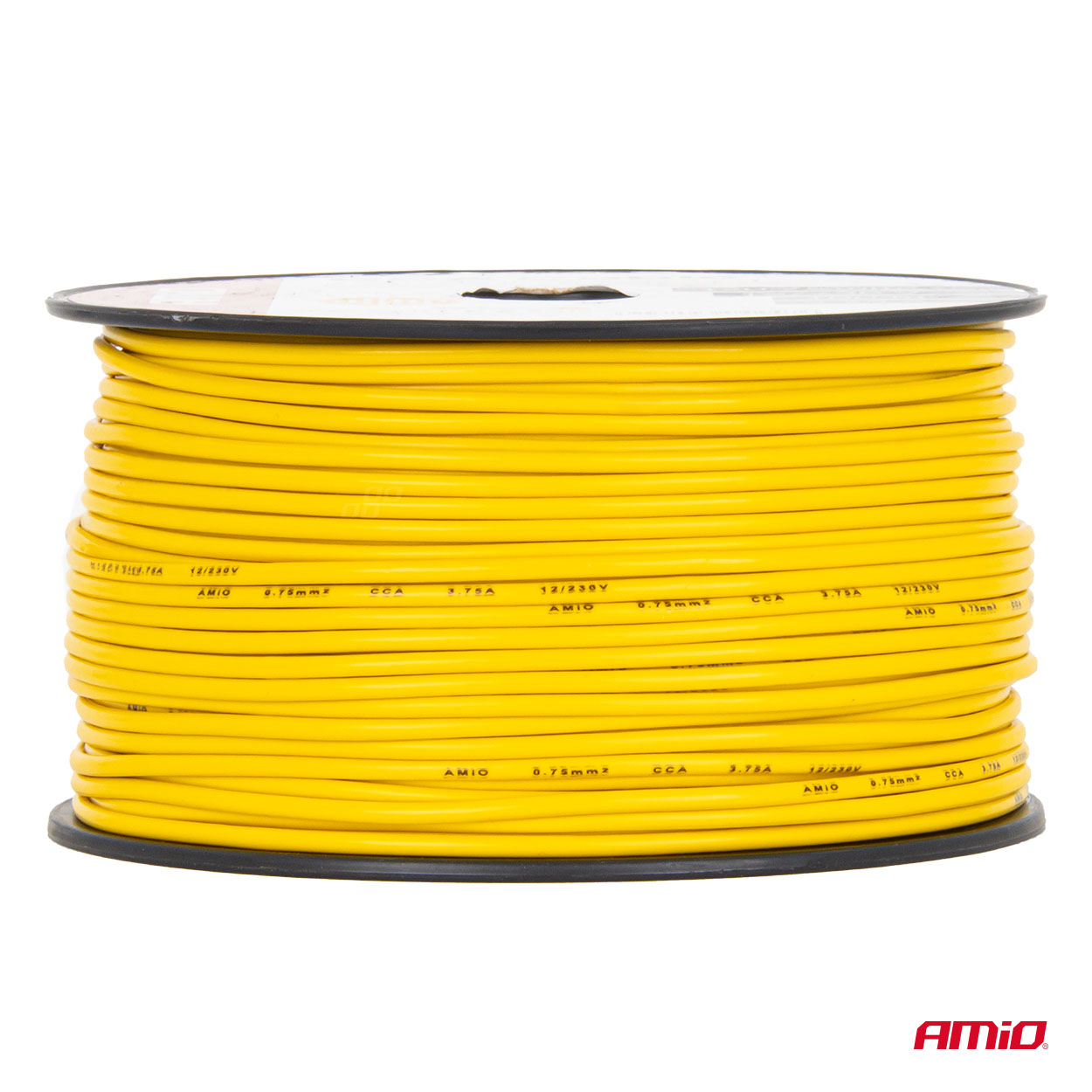 Przewód jednożyłowy żółty CCA 1x0.75mm2 100m 3.75A 12/230V — ujęcie 2