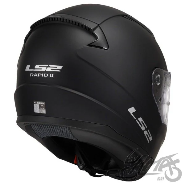 Kask LS2 FF353 Rapid II Solid Matt Black — rozmiar M — ujęcie 3