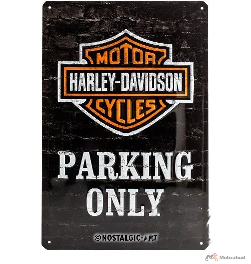 Tablica plakat 20 × 30 hd parking only 22231
