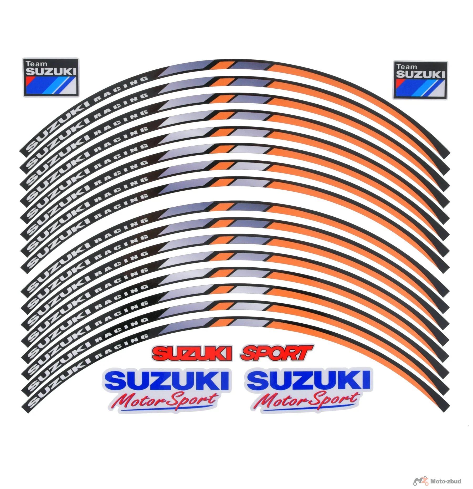 Naklejki na obręcze kół 18" zestaw ver.002