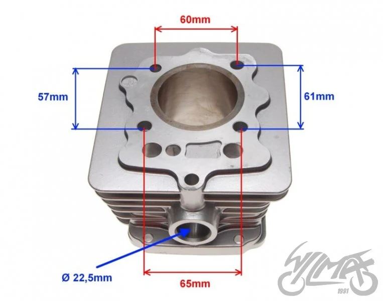 Cylinder do Loncin 125 2- 4T 56,40 — ujęcie 2