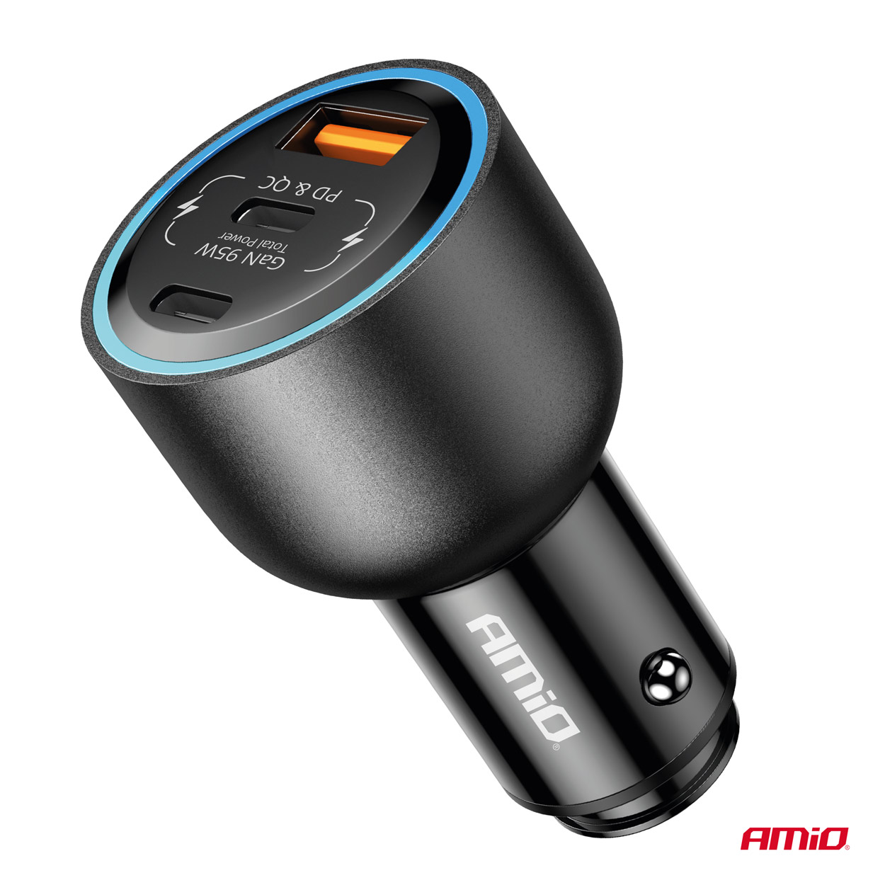 Ładowarka samochodowa 2x USB-C + USB-A 12 V 24 V 95 W — ujęcie 3