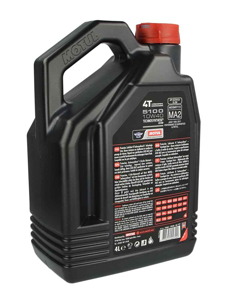 Olej 10W40 MOTUL 5100 4T 4 l MOTUL 104068 — ujęcie 12