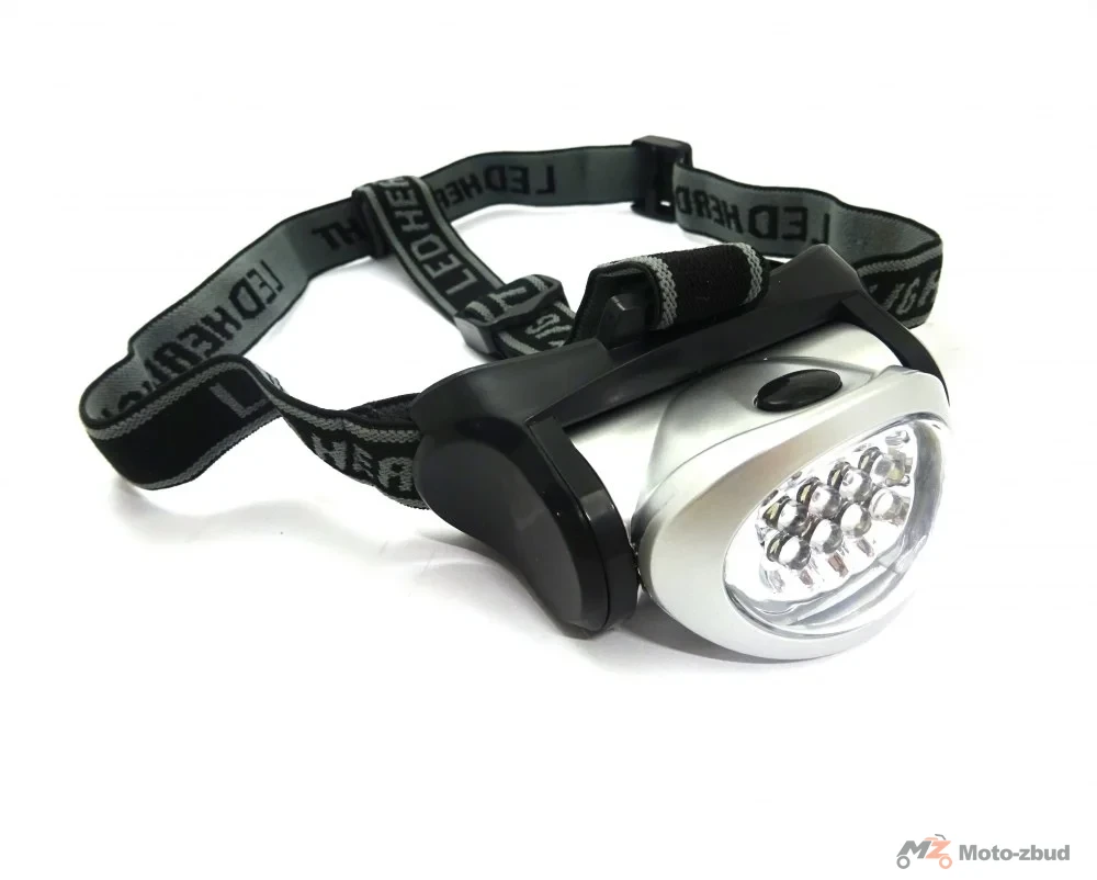 Lampa przód czołówka 4 funkc. 8 LED JY-828 (na głowę lub kask)