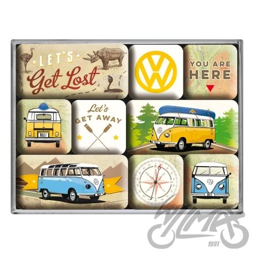 Magnes vw bulli let get 9 szt. 83080 — ujęcie 1