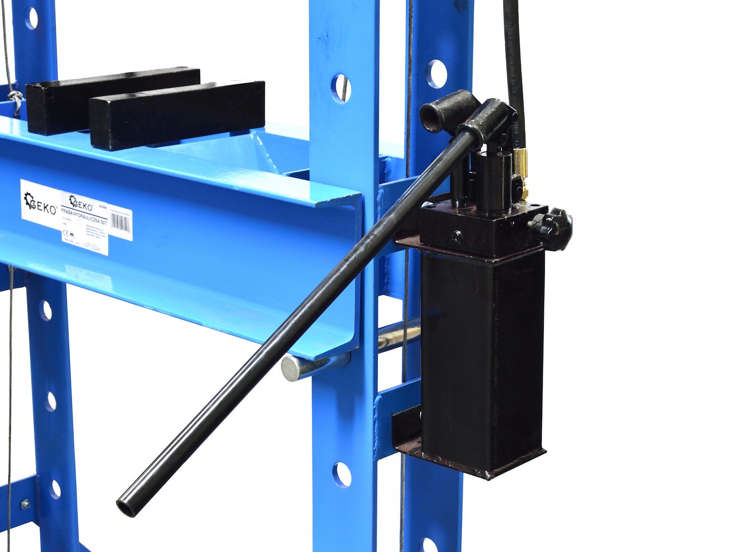 Prasa hydrauliczna 50T z manometrem GEKO G02089 — ujęcie 2