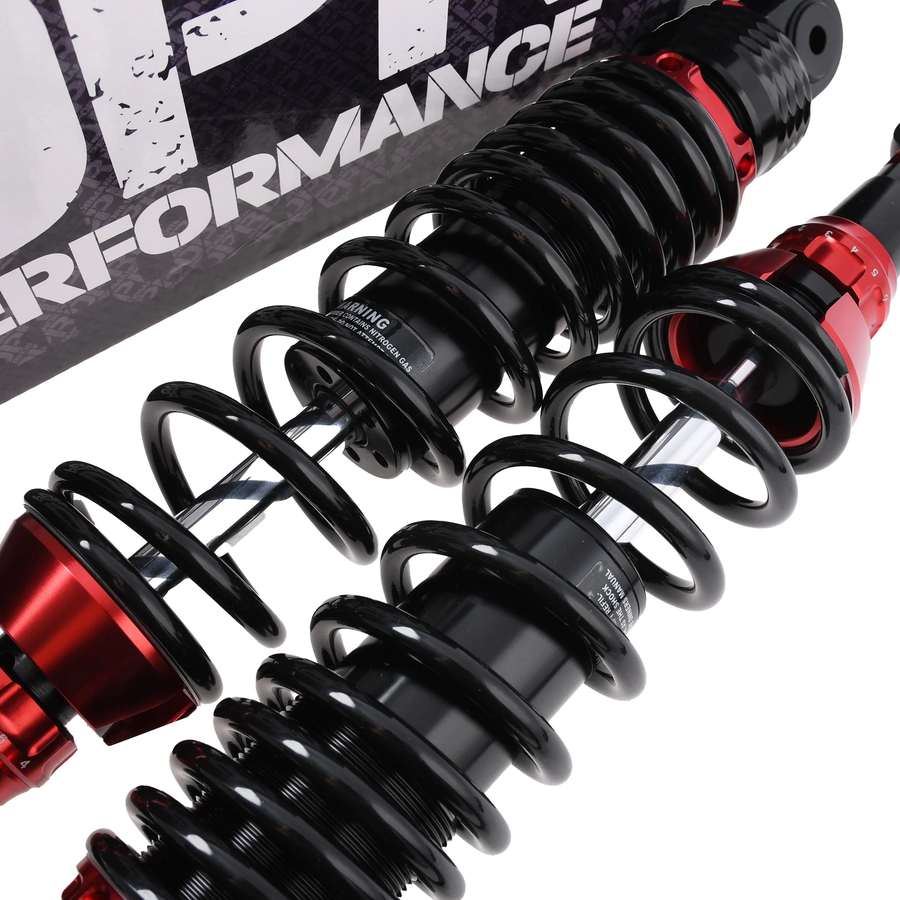 Amortyzatory Simson tył 360 mm czerwone premium V2 kpl. DPR Performance — ujęcie 3