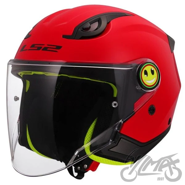 Kask LS2 OF622 funny II Solid Red — rozmiar L