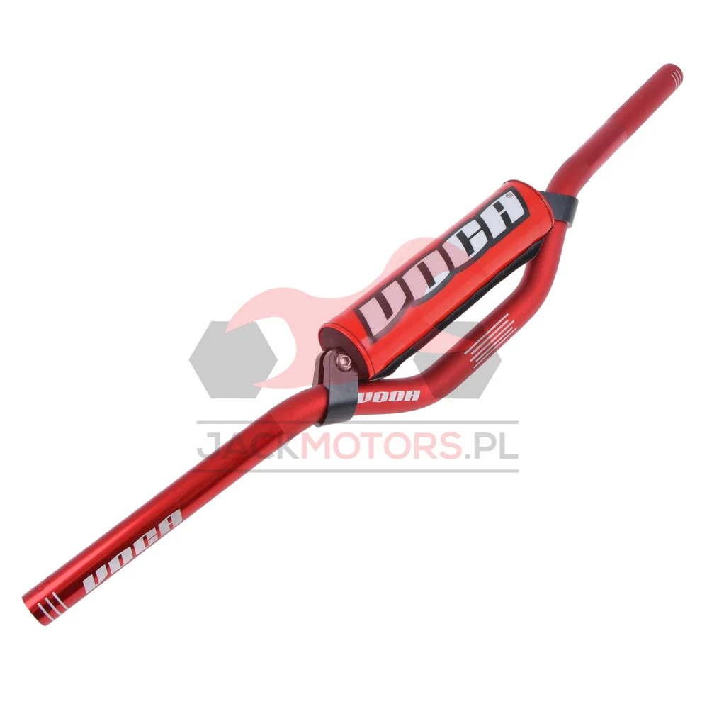 Kierownica scooter VOCA 22 mm czerwona + gąbka — ujęcie 1