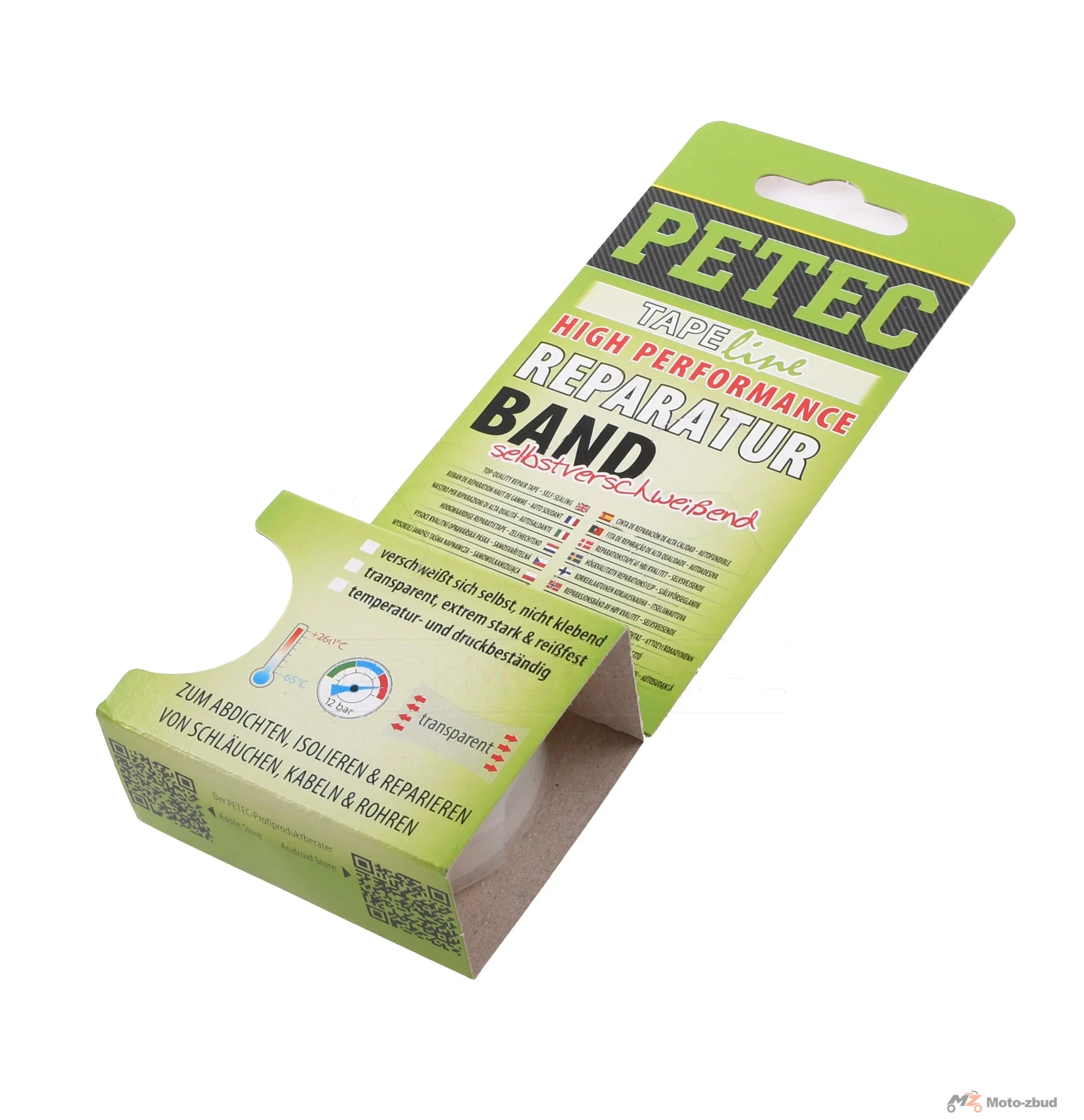 Taśma naprawcza transparentna Petec high performance reperatur band 3M x 25 mm