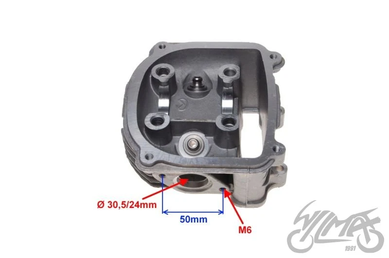 Głowica cylindra 125 GY6 4T — ujęcie 2