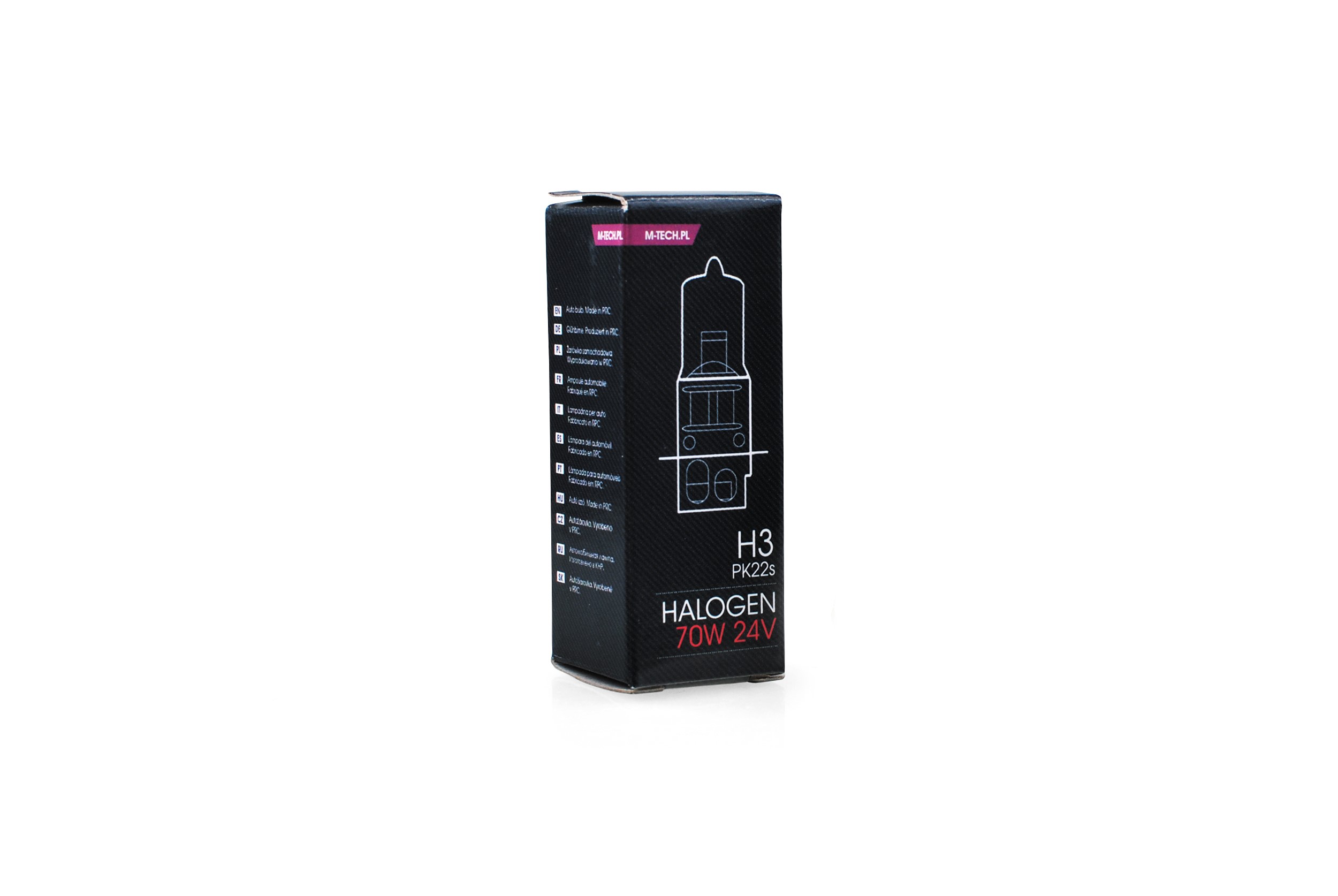Żarówka halogenowa H3 24 V 70 W PK22S M-Tech Z903 — ujęcie 3