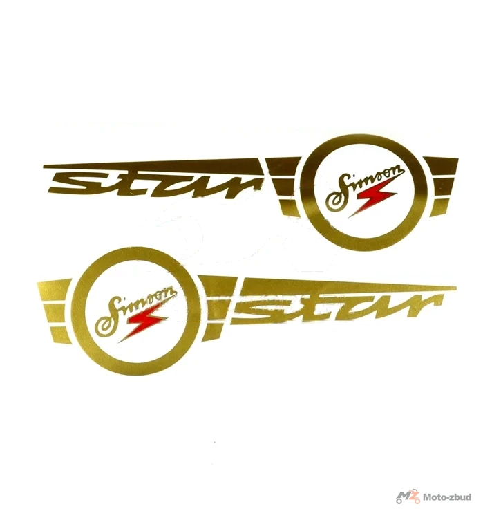 Naklejka Simson Star kpl. 2 szt. ORG