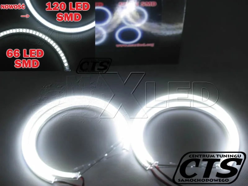 Ringi SMD II LED BMW E46 A+B NIESOCZEWKOWE MaxLed 4szt. — ujęcie 4