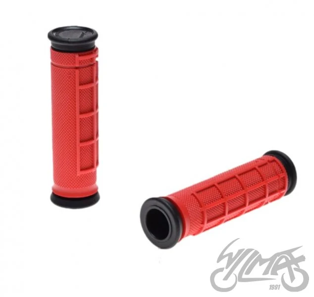 Chwyt kierownicy V-GRIP rowerowy czerwono/czarny — ujęcie 1