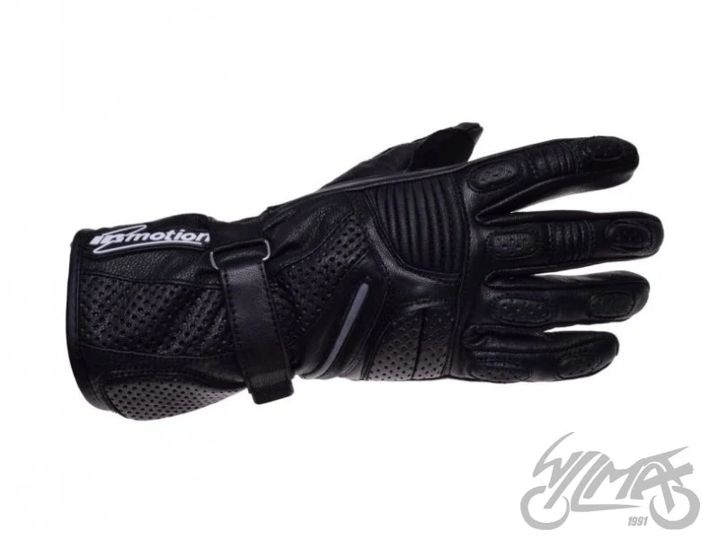 Rękawice InMotion perforowane, długie — czarny / szary, 3XL — ujęcie 1