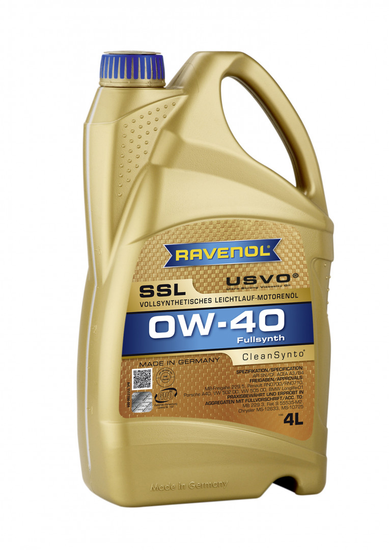 Olej silnikowy 0W-40 RAVENOL SSL Cleansynto — 4 l 1111108-004-01-999 — ujęcie 2