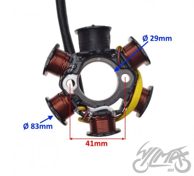 Stator 6 cewek do Peugeot Speedfight 50 / Trekker 50 — ujęcie 2