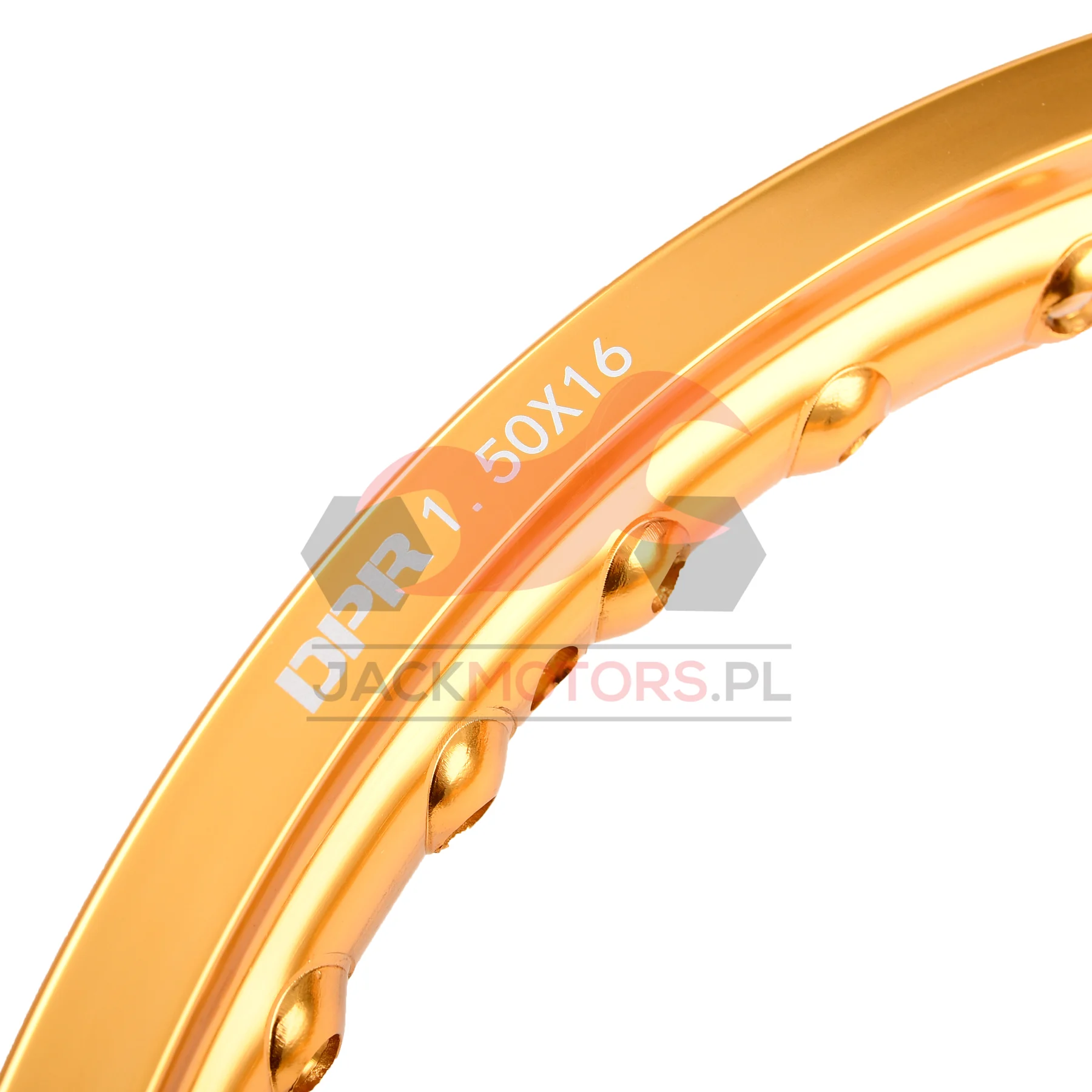 Obręcz koła Simson 1,50 × 16 aluminiowa złota DPR Classic — ujęcie 4