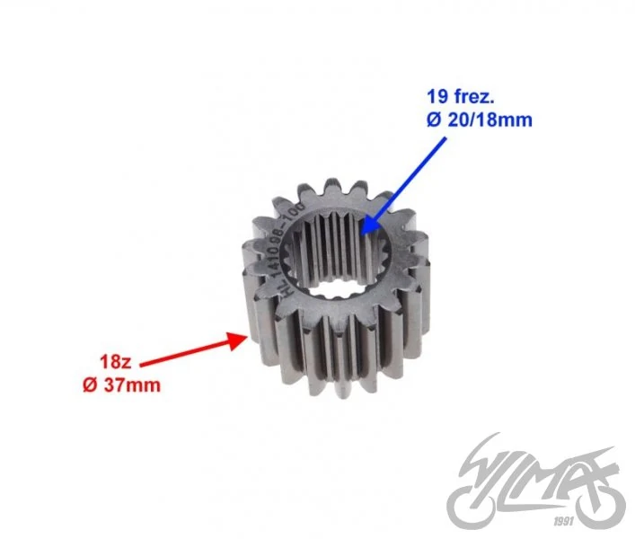 Koło na wał do Shineray XY125-10D — ujęcie 2