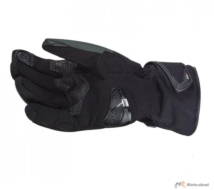 Rękawice motocyklowe LS2 Snow męskie Black Green — XXL — ujęcie 2