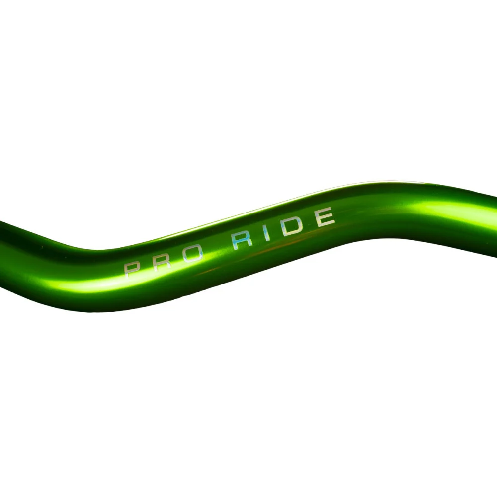 Kierownica fatbar KRM Pro Ride zielono - holo 22/28,6 mm + gąbka — ujęcie 3