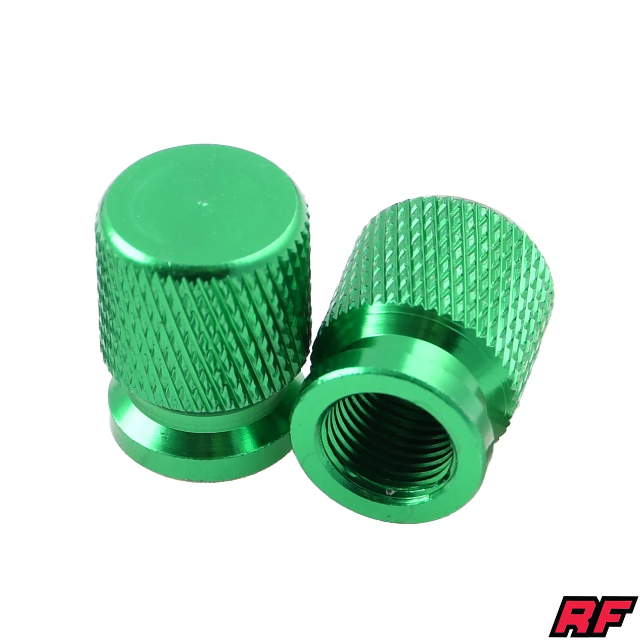 Nakrętka wentyla Racing Force cap V1 zielona 2szt — ujęcie 1