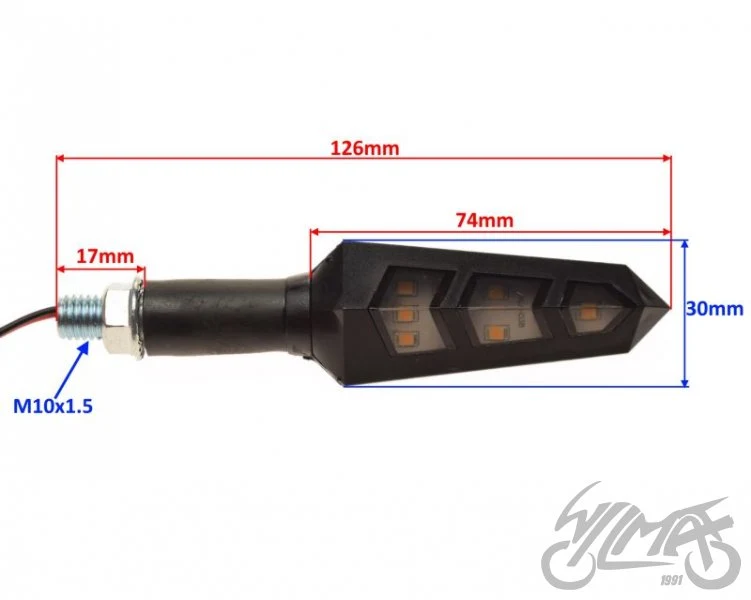 Kierunkowskazy LED AM1472 — komplet — ujęcie 2