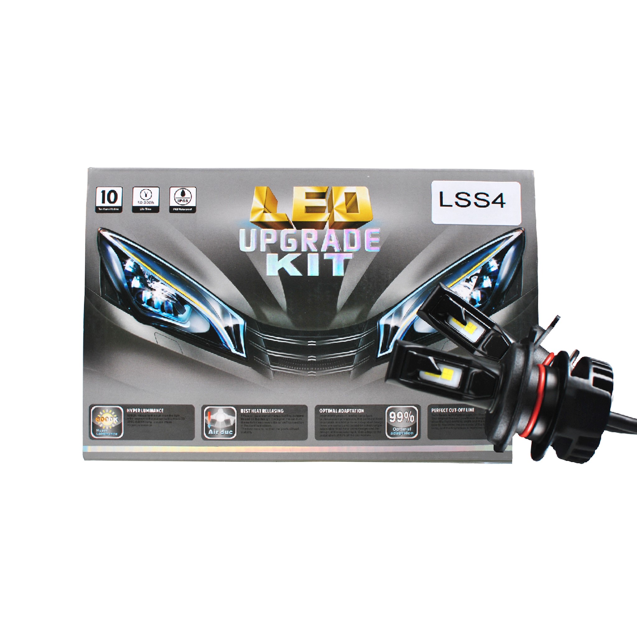 Żarówka LED H4 KIT 48W/5700K/M-Tech, 2 szt. LSS4 — ujęcie 4