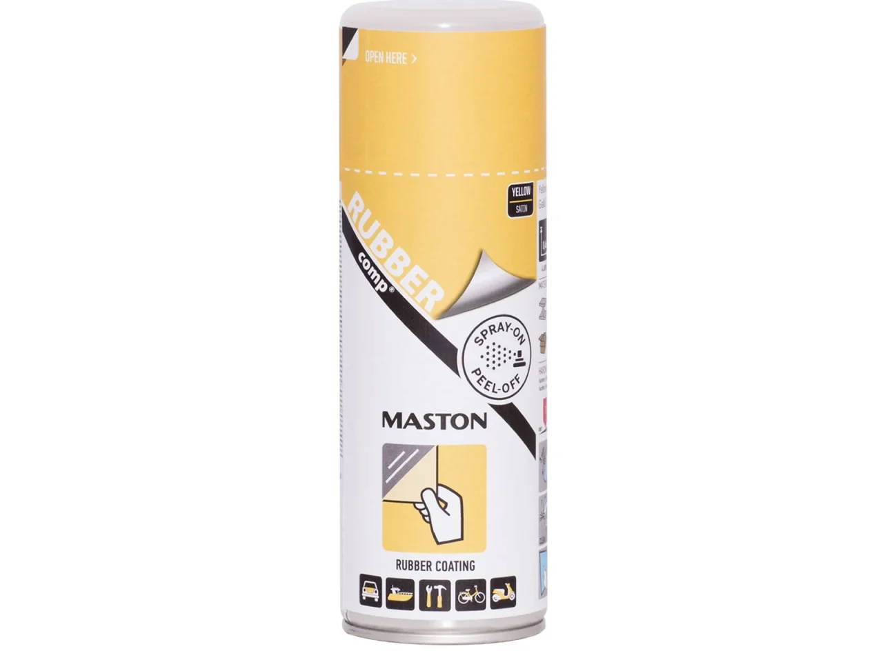 MASTON Płynna Guma Spray 400 ml - Żółty Półmat (satin)