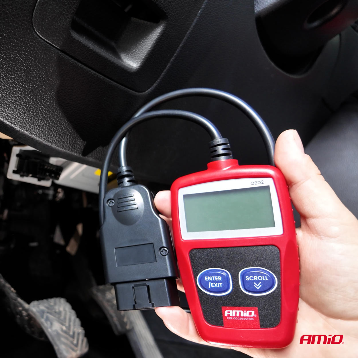 Skaner tester interfejs diagnostyczny AMiO OBD2 — ujęcie 3
