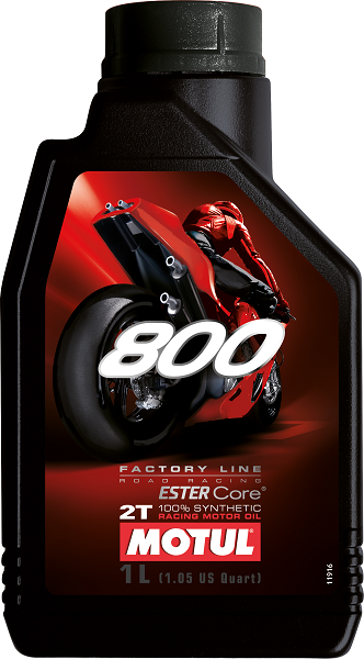 Olej MOTUL 800 factory line road racing 2T 1 l — ujęcie 2