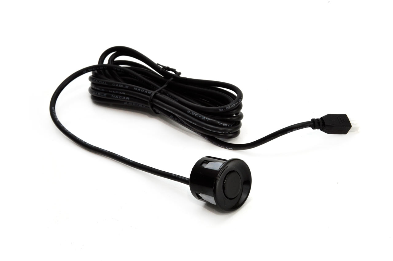 Zestaw czujników parkowania TFT01 4,3" z kamerą HD-301-IR 4 sensory czarne — ujęcie 2
