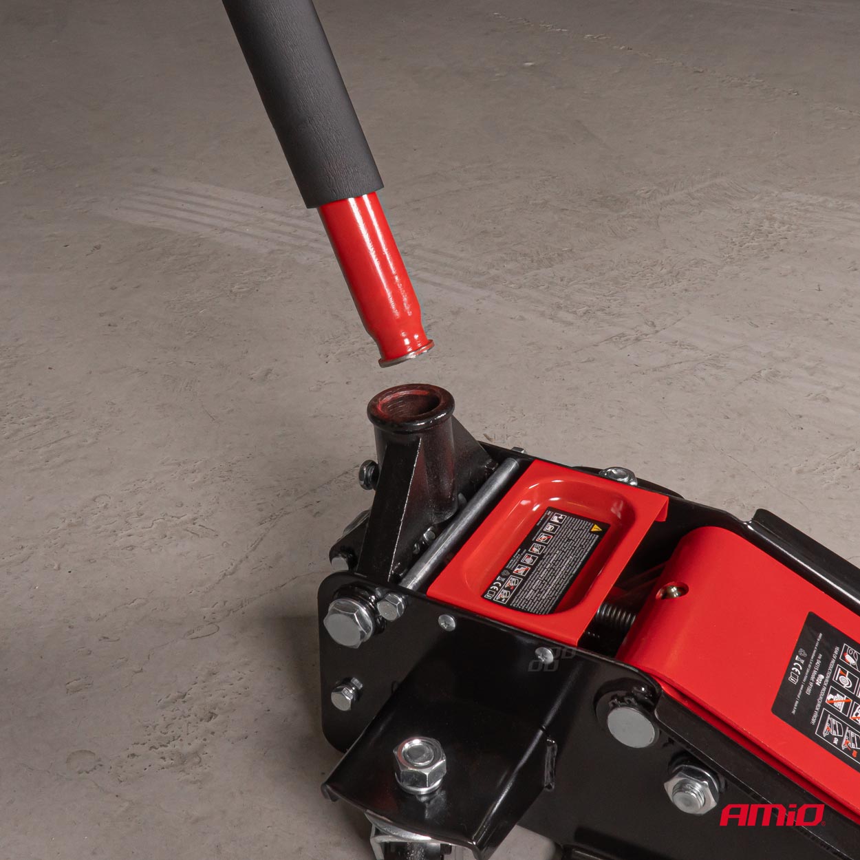 Podnośnik hydrauliczny niskoprofilowy lewarek typu żaba 3T 3000 kg CE 75/510mm — ujęcie 7