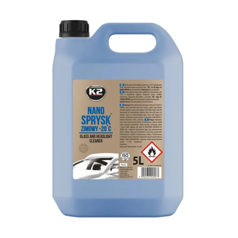 K2 Sprysk Zimowy Płyn do spryskiwaczy 5 l zimowy -20C