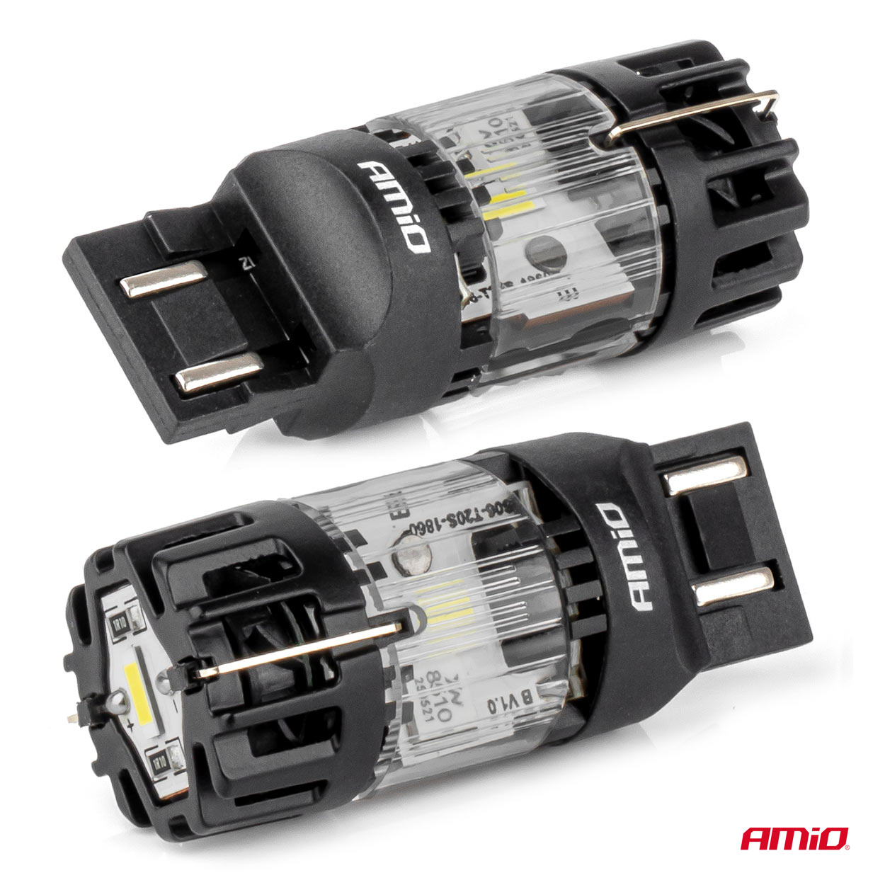 Żarówka LED LumiTec T20D 7443 W21/5W 12 V FULL CANBUS biała 1 szt. — ujęcie 3