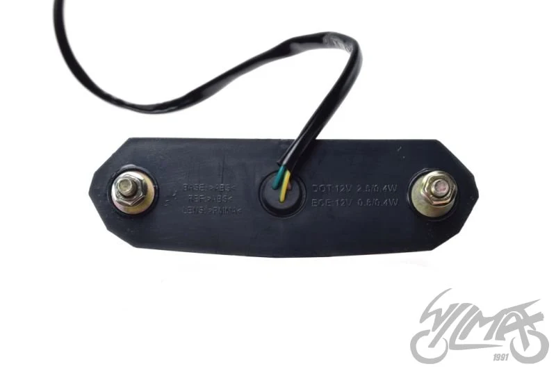 Lampa tylna LED do Derbi Senda, czerwony klosz, 3 przewody — AM9913 — ujęcie 3