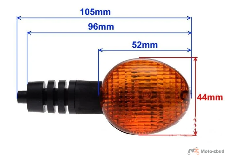 Kierunkowskaz do Yamahy WR250 / DT125 / XT 660 X, 12 V 10 W — AL15119L — ujęcie 2